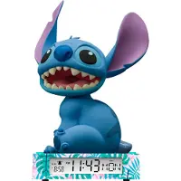 Stitch 3d-lampa Väckarklocka + Datum