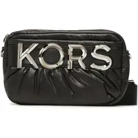 Michael Kors Leonie axelväska med logotypplakett
