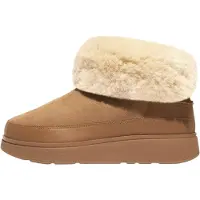 FitFlop Fit Flop Dam Gen-FF Mini Shearling Dubbel Sidig Snöstövlar (Brun)