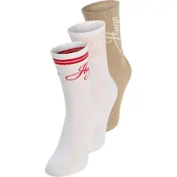 HUGO Sockor 'SPORTYLOG' camel / rosa / röd / vit