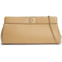 Tommy Hilfiger Modern Chain TH Monogram Clasp Clutch