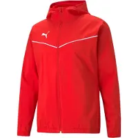 Puma Träningsjacka 'Teamrise' röd / vit