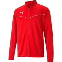 Puma Träningsjacka 'TeamRise' röd / vit
