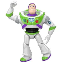 Toy Story Disney Pixar Disney och Pixar Toy Story Buzz Lightyear-actionfigur, 18 cm hög, 10 ställbara leder, dockskala, 3 År, Multifärg, Plast