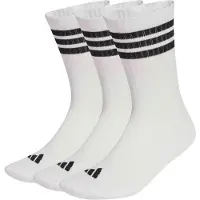 Adidas 3-stripes Cushioned Sportswear Crew Strumpor 3-pack, storlek 49-51