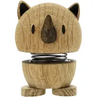 Hoptimist Noshörning - S - 6,8 cm - Oak - - One Size - Dekoration