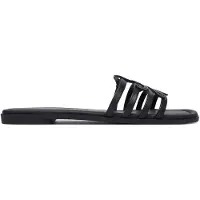 Tommy Hilfiger Logo Strap Leather Mules