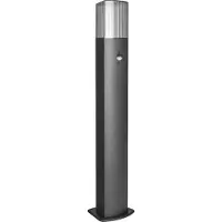 ORNO PEONIA trädgårdsarmatur stolpe med rörelsedetektor, E27, max. 15W, IP54, 75 cm, svart