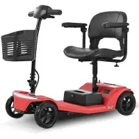MUVOE Mobilitetsscooter för äldre Sweetrich S2, 250 W motor, 12 Ah batteri, Maximal belastning 136 kg, Räckvidd 15 km