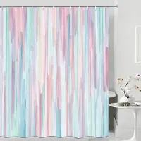 Shower curtain Home Decor 25Style Lyx Abstrakt Marmorering Duschgardiner Geometriska Ränder Draperier För Badrumstillbehör Set Badkarsgardin Med Krokar Vattentät 150x180cm