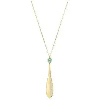 Swarovski Fantastisk Olivblad Guldpläterad Halsband Damhalsband Grön 5515463 Green