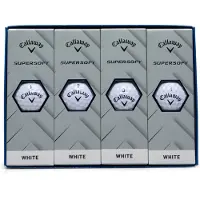 Callaway Supersoft 2025 White Basic Golfbollar