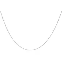 Design Letters Halsband - 45 cm - Silver - - One Size - Smycken