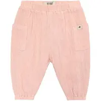 Huttelihut Byxor - Muslin - Pale Mauve - - 74 - Byxor - Bomull