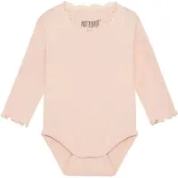 Huttelihut Body l/ä - Rib - Peach Blush - - 62 - Body L/Ä