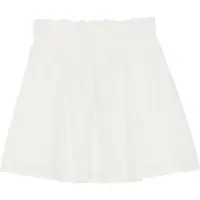 Huttelihut Kjol - Broderi - Antique White - - 4 år (104) - Kjol