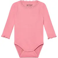 Huttelihut Body l/ä - Rib - Modal/Bomull - Plumeria - - 62 - Body L/Ä