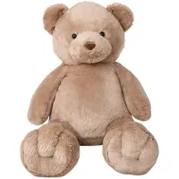 Teddykompaniet Nallebjörn Helge 120 cm Grå