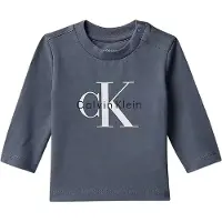 Calvin Klein Newborn Long Sleeve Logo T-Shirt