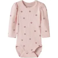 Name it Body l/ä - Rib - NbfHaball - Lotus m. Fotbollar - - 62 - Body L/Ä