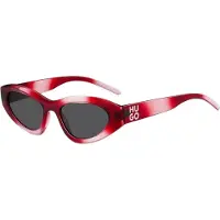HUGO Red sunglasses with stacked-logo temples