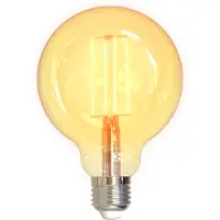 Deltaco Smart Home LED filamentlampa, E27, 470 lm, dimbar