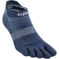 Injinji Men's Run Lightweight No-Show Navy