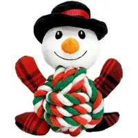 Gloria Jouet pour chien en peluche - - XMAS FROSTY - Blanc - Polyester - Intérieur