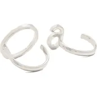 Maison Martin Margiela Set med 6 logotyper, 2 ringar