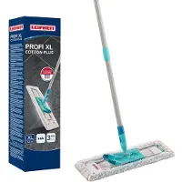 Leifheit golvborste med hopfällbar kattlåda Profi XL bomull plus 42 cm 4006501554567