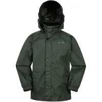 Mountain Warehouse Vattentät jacka Pakka II för barn/unga (Khaki grönt)