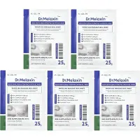 Dr.Melaxin , Aqua Ion Plasma, Återfuktande Vatten Skönhetsgelmask, 5 Ark, 25G(0.88Oz) Varje