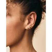 Edblad Plain Studs M Gold Kulörhängen 126143