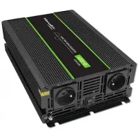 Qoltec Monolith - DC-AC-omriktare - ren sinusvåg - 24 V - 4000 watt - utgångskontakter: 2
