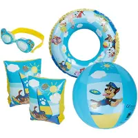 Paw Patrol Badleksaker-Set - Simglasögon/Badring/Armpuffar/B - - One Size - Badleksaker