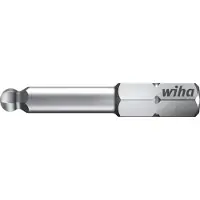 Wiha 22655 Sexkants-Bit Drivning: 1/4 Output: Inner-sexkantig 4 mm, 5 mm, 6 mm 38 mm