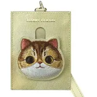 ILike Big Eyed Pet 2.0 Kattplånbok Korthållare - Beige
