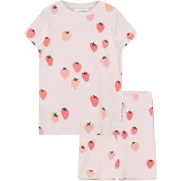 Geggamoja Sommarset Bambu Strawberry - 74/80