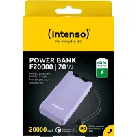 Intenso Power Bank F20000 purple Powerbank 20000 mAh Quick Charge 3.0, Power Delivery 3.0, PPS LiPo USB-C, USB-A Violett Statusindikering