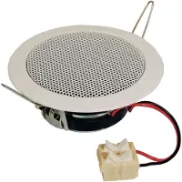 Visaton DL 8 - 100 V Takhögtalare 30 W 8 Ω Vit 1 st