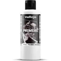 Vallejo 74.600, Primer grundfärg, Metall, Plast, Polyvinylklorid (PVC), Färdigblandad, mässing, Metall, Plast, Trä, Vit, Matt