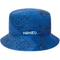 Kenzo Paisley Bandana Logo Bucket Hat