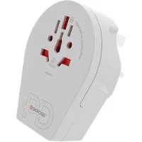 Skross 1.500291 Reseadapter Country Adapter World to UK USB C20PD
