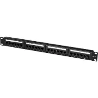 Logilink NP0004 26 + 2 Port Patchpanel 483 mm (19) CAT 6 1 U Flerfärgad