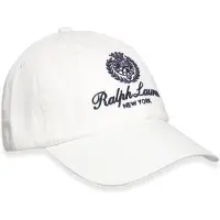 Ralph Lauren för män. 710A13274004 Keps i kypert med vitt broderat emblem (OSFA), Casual, Bomull