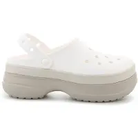 Crocs Träskor Classic Stacked Clog kvinnor - Vit - 39 / 40