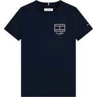 Tommy Hilfiger Outline Flag Logo Jersey T-Shirt
