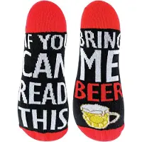 Sock Snob Om du kan läsa detta Strumpor Bring Me Beer Strumpor