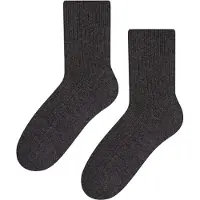 Steven Dressade ullstrumpor för herrar | | Andningsaktiva varma strumpor för vintern - Charcoal