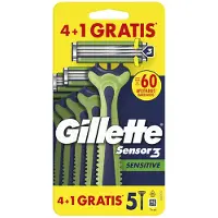 Gillette Sensor3 Sensitive engångsrakhyvel - 3 + 2 delar